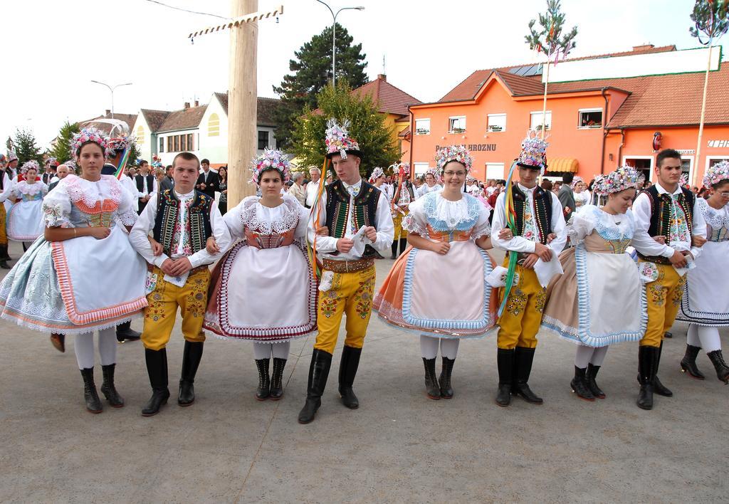 Penzion A Restaurace U Hroznu Velké Bílovice Zewnętrze zdjęcie